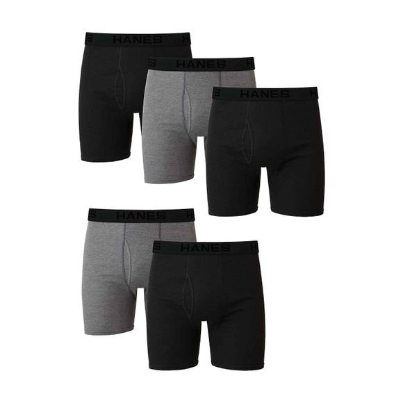 Hanes Ultimate® Men’s Cotton Boxer Brief Underwear 5-Pack (76925P) 1 Hanes Ultimate® Men’s Cotton Boxer Brief Underwear 5-Pack (76925P)
