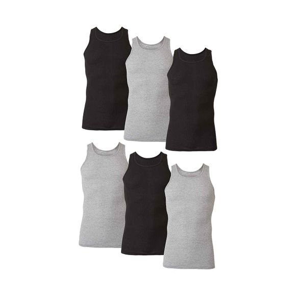 Hanes Ultimate® ComfortSoft Men's Tank Undershirt 6-Pack (7993B6) 1 Hanes Ultimate® ComfortSoft Men's Tank Undershirt 6-Pack (7993B6)