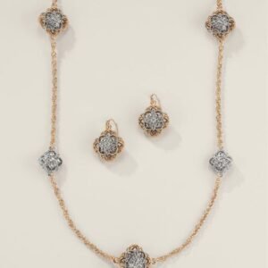 Timeless Grace Station Necklace and Earring Set