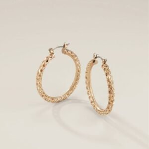 Timeless Grace Hoop Earrings