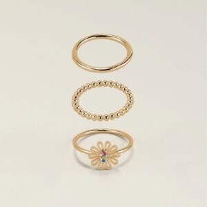 Delicate Garden Ring Set