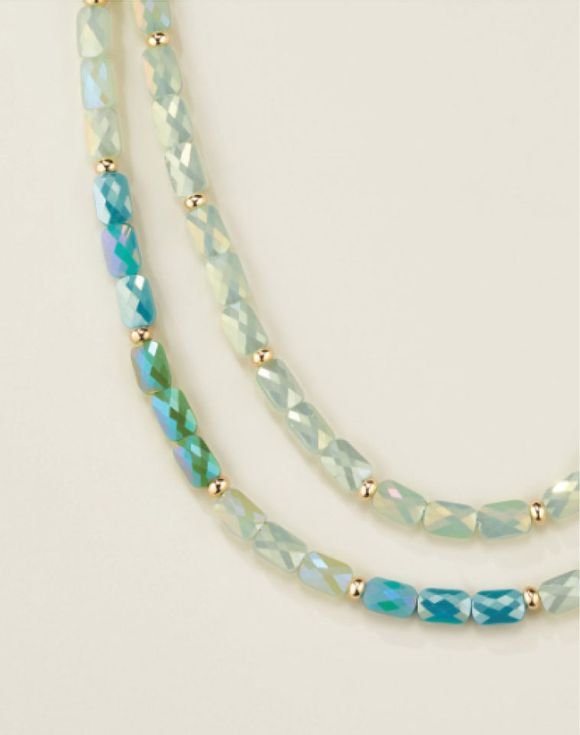 Colorblock Chic Layered Necklace 3 Colorblock Chic Layered Necklace - Image 3