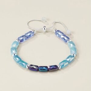 Colorblock Chic Pull-Cord Bracelet