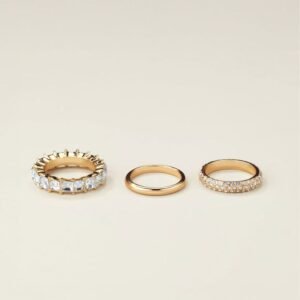 Sleek Links Ring Set
