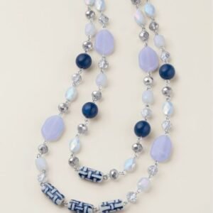 Azure Meadow Layered Necklace