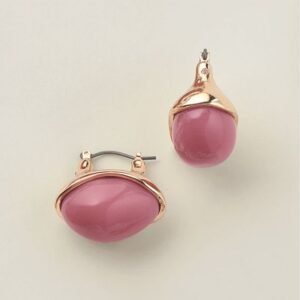 Scarlet Arc Statement Earrings