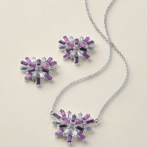 Celestial Spark Necklace and Earring Set