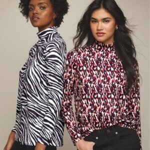 2 -Pack Mock Neck Shirts