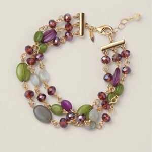 Vine & Olive Layered Bracelet
