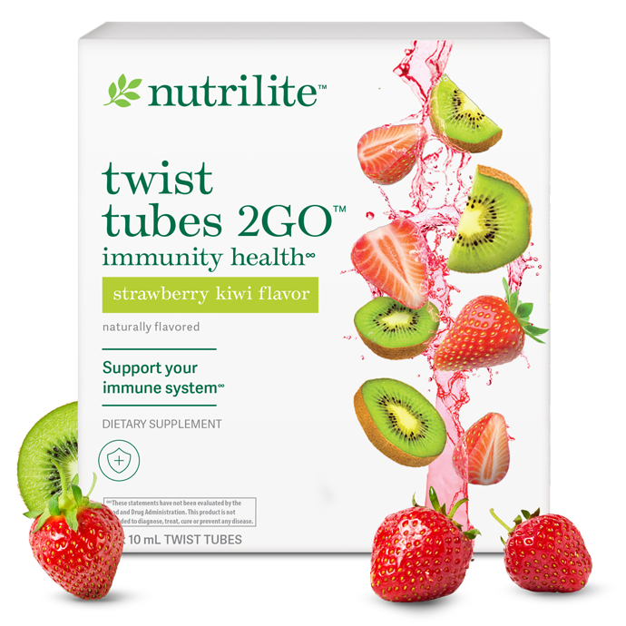 Nutrilite™ Twist Tubes 2GO™ – Immunity Health† - Strawberry Kiwi 1 Nutrilite™ Twist Tubes 2GO™ – Immunity Health† - Strawberry Kiwi