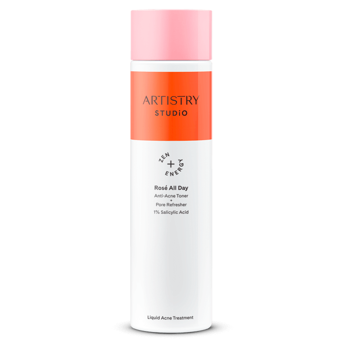 Artistry Studio™ Rosé All Day Anti-Acne Toner + Pore Refresher 1% Salicylic Acid Treatment 1 Artistry Studio™ Rosé All Day Anti-Acne Toner + Pore Refresher 1% Salicylic Acid Treatment
