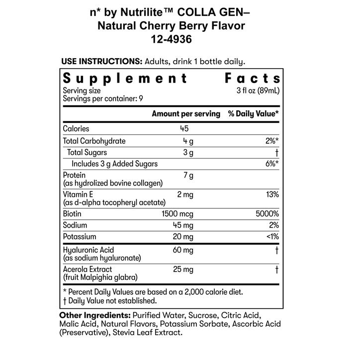 n* by Nutrilite™ Collagen Shots 2 n* by Nutrilite™ Collagen Shots - Image 2