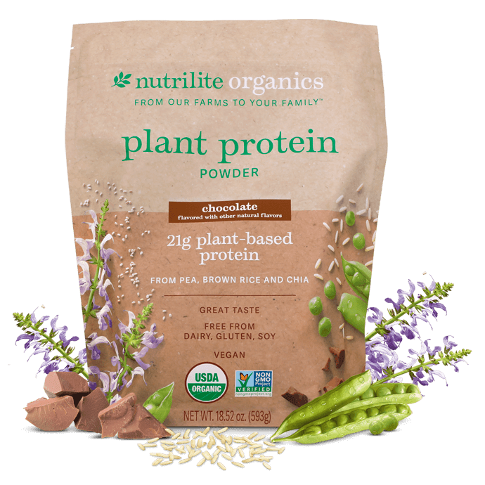 Nutrilite™ Organics Plant Protein Powder – Chocolate 1 Nutrilite™ Organics Plant Protein Powder – Chocolate