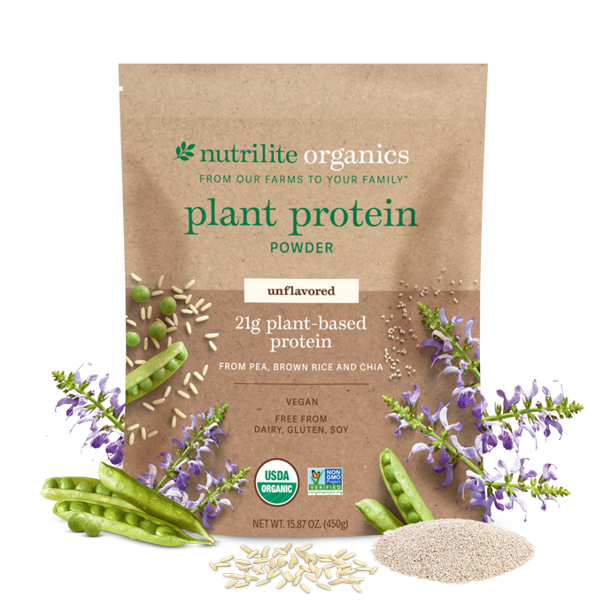 Nutrilite™ Organics Plant Protein Powder – Unflavored 1 Nutrilite™ Organics Plant Protein Powder – Unflavored