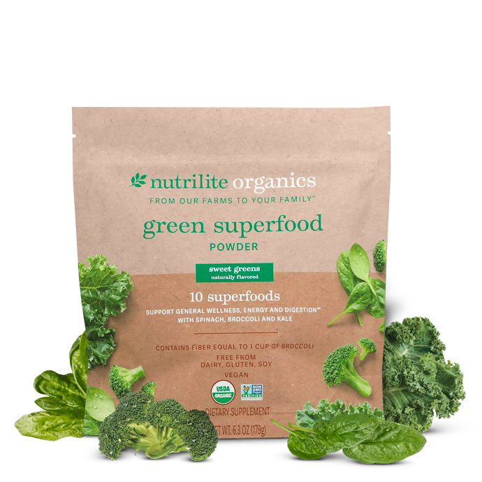 Nutrilite™ Organics Green Superfood Powder 1 Nutrilite™ Organics Green Superfood Powder