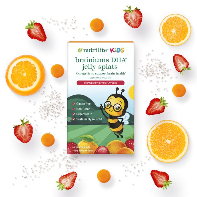 Nutrilite™ Kids Brainiums DHA™ Jelly Splat 1 Nutrilite™ Kids Brainiums DHA™ Jelly Splat