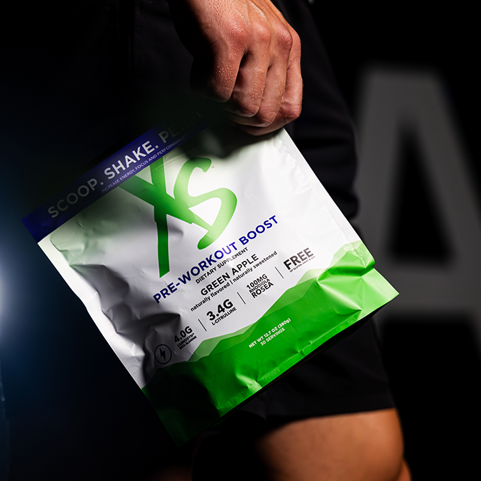 XS™ Pre-Workout Boost - Green Apple (30 Serving Pouch) 2 XS™ Pre-Workout Boost - Green Apple (30 Serving Pouch) - Image 2