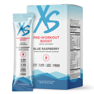 XS™ Pre-Workout Boost - Blue Raspberry (12 Stick Packs)