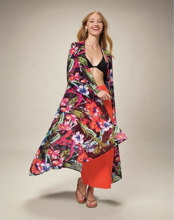 Botanical Sheer Cardigan 1 Botanical Sheer Cardigan