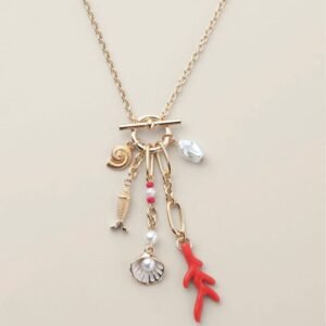 Coral Cove Charm Necklace