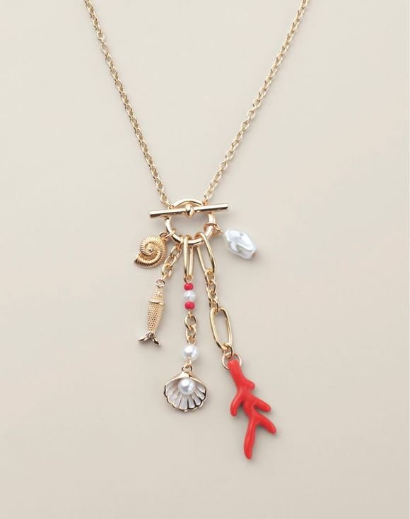 Coral Cove Charm Necklace 1 Coral Cove Charm Necklace