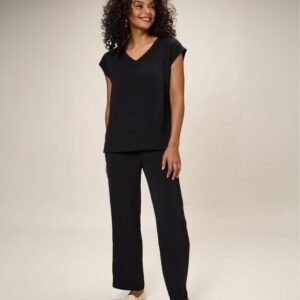 Crochet-Trim Two-Piece Set