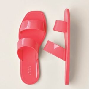 Double-Strap Jelly Sandals