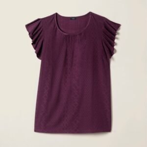 Eyelet Pattern Top