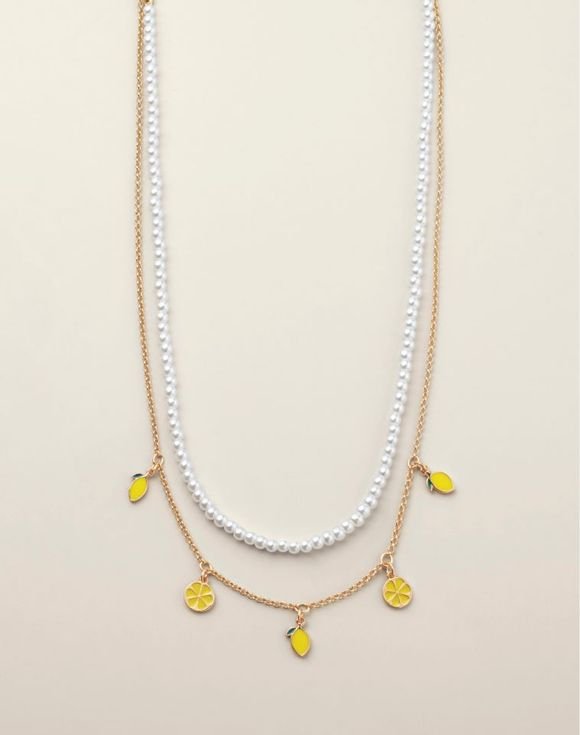 Fruity Cutie Layered Necklace 1 Fruity Cutie Layered Necklace
