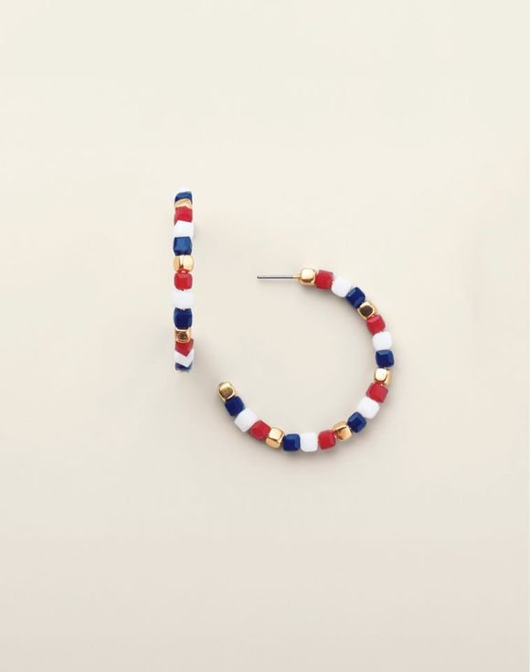 Heartland Americana Hoop Earrings 1 Heartland Americana Hoop Earrings