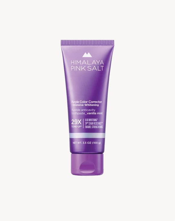 Himalaya Pink Salt Purple Color Corrector + Intensive Whitening Toothpaste 1 Himalaya Pink Salt Purple Color Corrector + Intensive Whitening Toothpaste