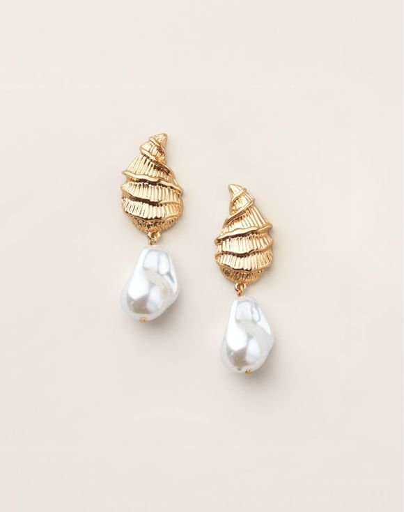 Pearly Tides Drop Earrings 1 Pearly Tides Drop Earrings