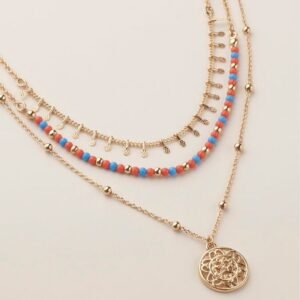 Radiant Horizon Layered Necklace