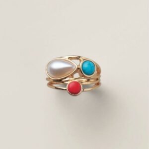 Sunset Sail Bead Ring