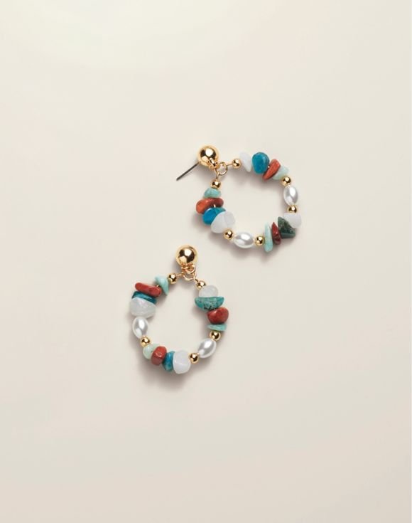 Golden Shore Mix Hoop Earrings 1 Golden Shore Mix Hoop Earrings