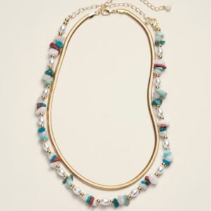 Golden Shore Mix Necklace Set