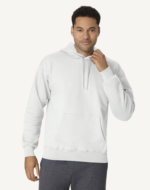 Hanes Ultimate Men's Heavyweight Fleece Hoodie OF170 1 Hanes Ultimate Men's Heavyweight Fleece Hoodie OF170