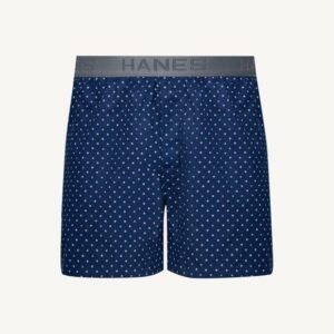 Men's Hanes® Ultimate 4-Pack Cotton Woven Boxers Underwear (765WB4)