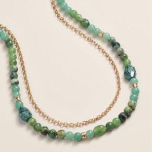 Verdant Vibe Layered Necklace