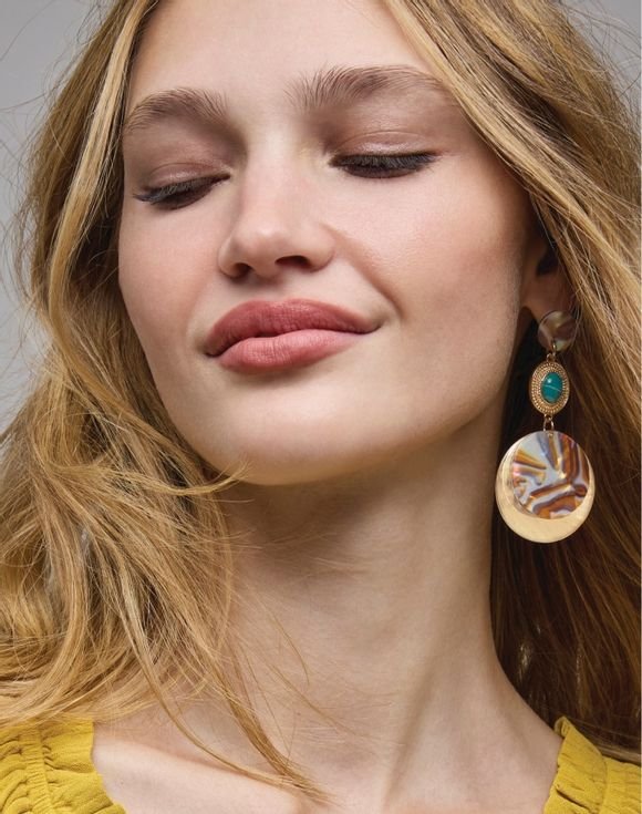 Warm Current Statement Earrings 2 Warm Current Statement Earrings - Image 2