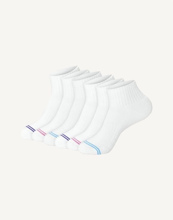 Women’s Hanes® 6-Pairs Ankle Socks, Ultimate Cool Comfort (HWUCA6) 1 Women’s Hanes® 6-Pairs Ankle Socks, Ultimate Cool Comfort (HWUCA6)