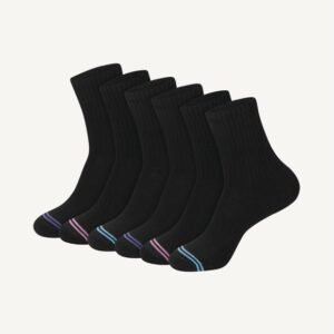 Women’s Hanes® 6-Pairs Crew Socks, Ultimate Cool Comfort Cushion (HWUCC6)