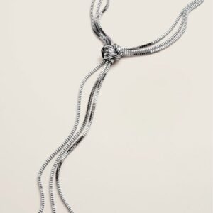 Chrome Cascade Necklace