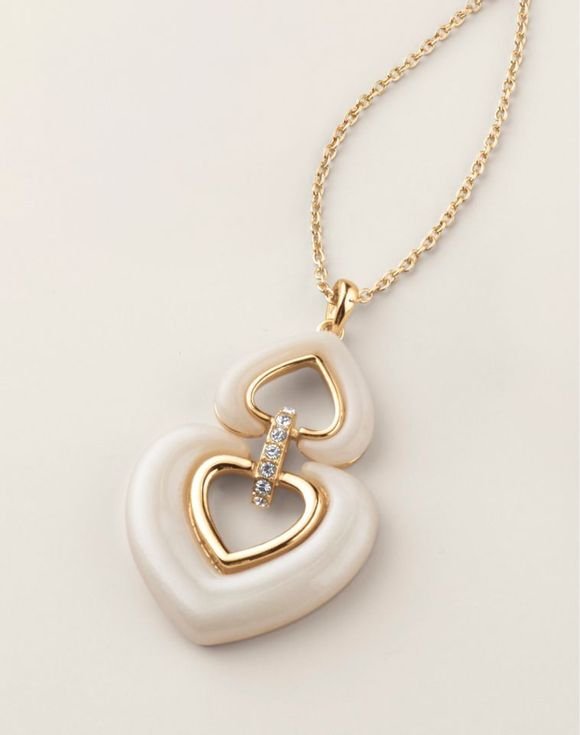 Halo Heart Pendant Necklace 1 Halo Heart Pendant Necklace