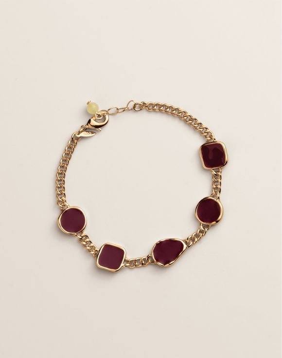 Merlot Mood Chain Bracelet 1 Merlot Mood Chain Bracelet