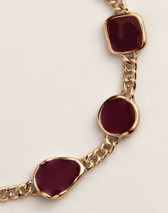 Merlot Mood Chain Bracelet 2 Merlot Mood Chain Bracelet