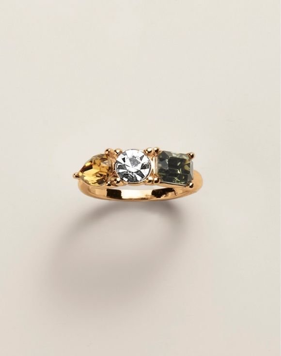 Modern Trio Gem Ring 2 Modern Trio Gem Ring - Image 2