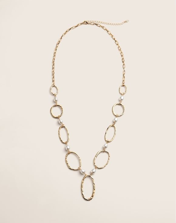 Pearly Orbit Necklace 1 Pearly Orbit Necklace