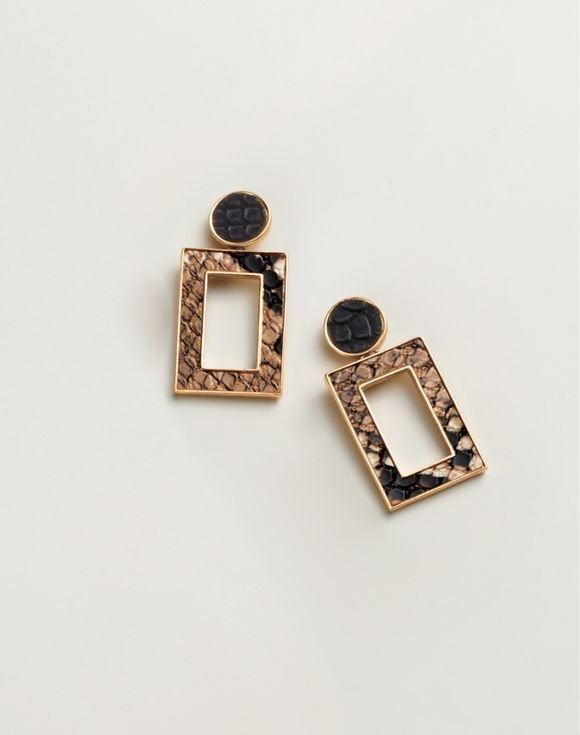 Serpent Sleek Frame Earrings 1 Serpent Sleek Frame Earrings