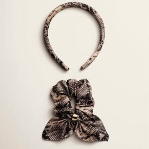 Shop Avon Beauty Products 7 Serpent Sleek Headband and Scrunchie set